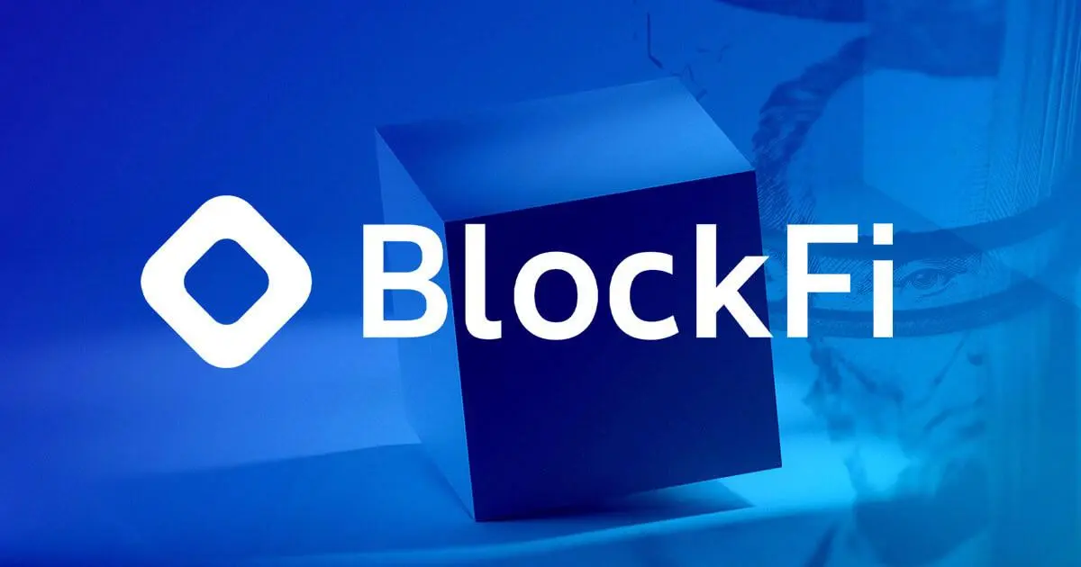 illustration with the blockfi logo