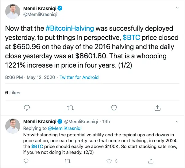 Memli Krasniqi about Bitcoin