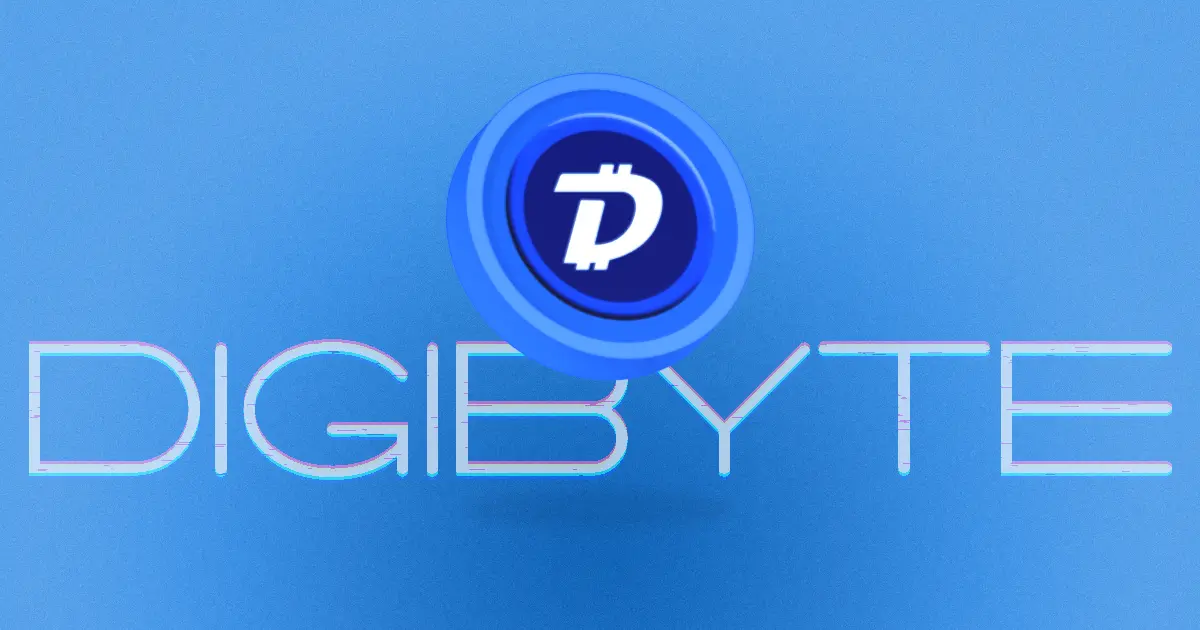 Digibyte crypto logo illustration